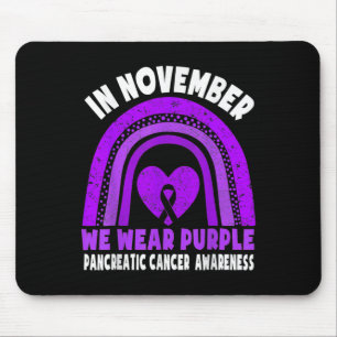 Medvetenhet om cancer i bukspottkörteln i november musmatta