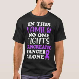 Medvetenhet om cancer i denna familjs Lila T Shirt