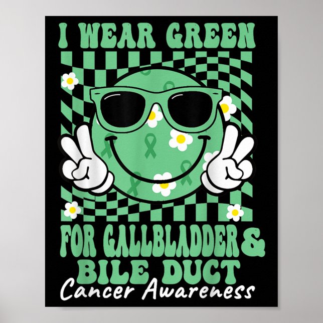 Medvetenhet om cancer i Groovy Gallblåsa och gallg Poster (Framsidan)