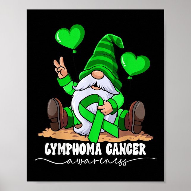 Medvetenhet om cancer i lymfom poster (Framsidan)