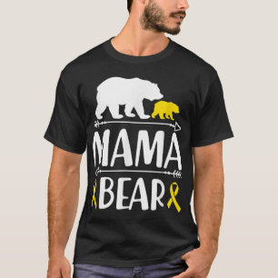 Medvetenhet om cancer i mamma Mamma i en varm T Shirt