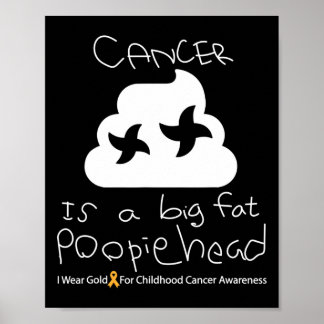 Medvetenhet om cancer i månaden Warrior Tee Poster
