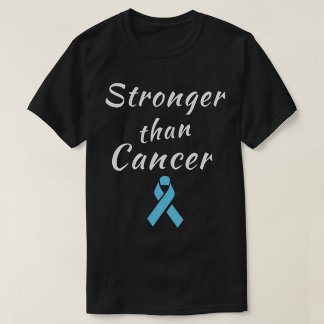 Medvetenhet om cancer i prostatacancer är starkare t shirt (Design framsida)