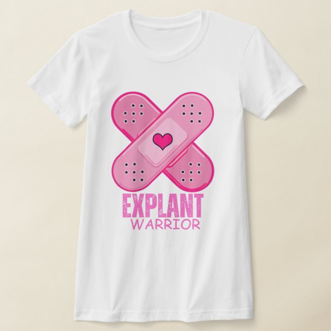 Medvetenhet om cancer i Sjukdom vid implantatet T Shirt (Laydown)