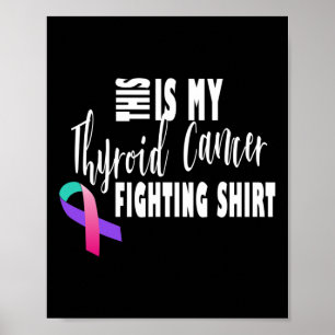 Medvetenhet om cancer i sköldkörtelcancer poster