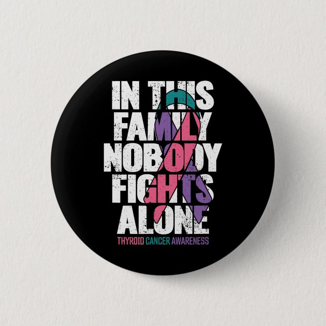 Medvetenhet om cancer i Thyroid Cancer-familjen fö Knapp (Framsida)
