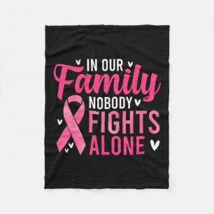 Medvetenhet om cancer - i vår familj kämpar ingen fleecefilt