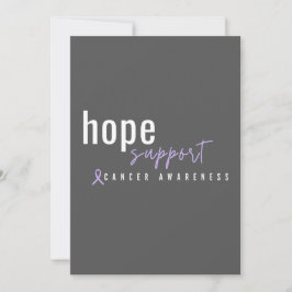 Medvetenhet om cancer. inbjudningar