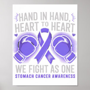 Medvetenhet om cancer månad vi kämpar som en enda poster
