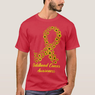 Medvetenhet om cancer Månadskostnad Gult Ri T Shirt