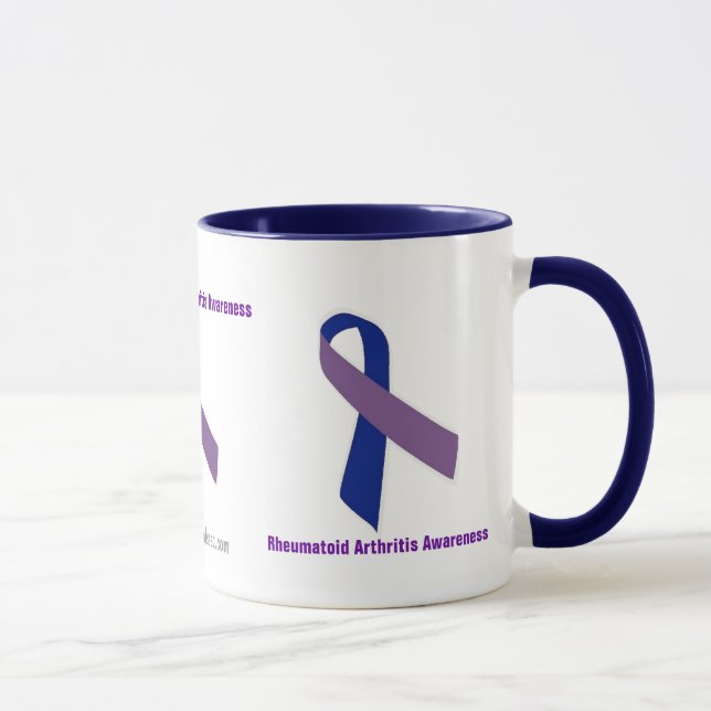 Medvetenhet om cancer mugg (Höger)