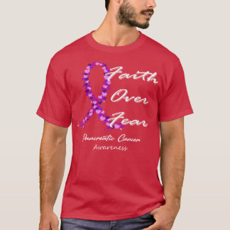 Medvetenhet om cancer över rädsla för detta t shirt