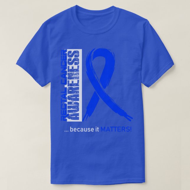 Medvetenhet om cancer på grund av dess betydelse f t shirt (Design framsida)