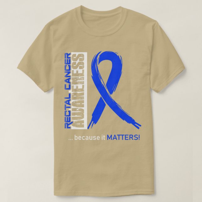 Medvetenhet om cancer på grund av dess betydelse f t shirt (Design framsida)