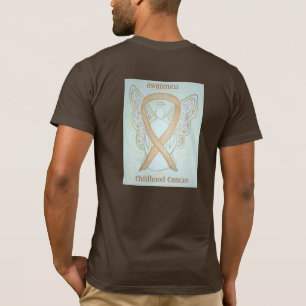 Medvetenhet om cancer Ribbon Angel Shirts Tee