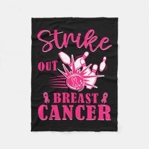 Medvetenhet om cancer - Strejka ut ur Rosa Fleecefilt