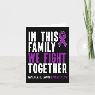 Medvetenhet om cancer Survivor Gift Lila R Kort