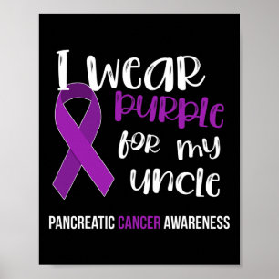 Medvetenhet om cancer Survivor Gift Lila R Poster