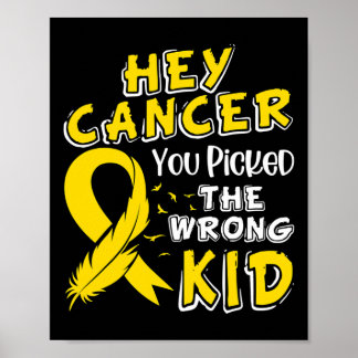 Medvetenhet om cancer Survivor Wrong Kid Supp Poster