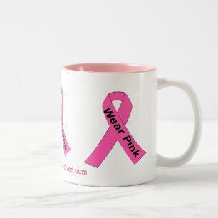 Medvetenhet om cancer Två-Tonad mugg