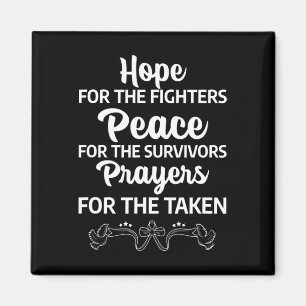 Medvetenhet om cancer - Världscancerdagen 1 Magnet