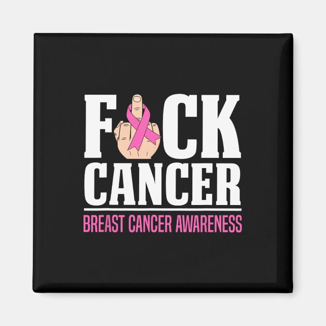 Medvetenhet om cancer vid bröstcancer magnet (Framsidan)