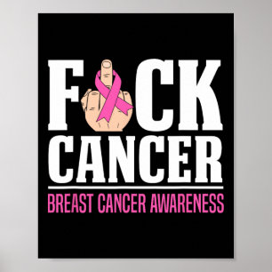 Medvetenhet om cancer vid bröstcancer poster