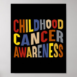 Medvetenhet om cancer vid cancer vid barncancer poster