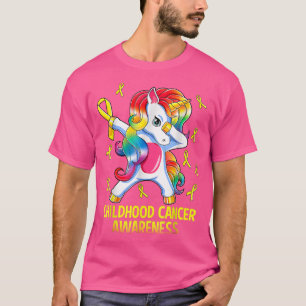 Medvetenhet om cancer vid Unicorn Childature 1540 T Shirt