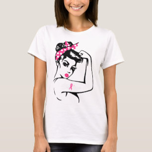 Medvetenhet om cancerskador t shirt