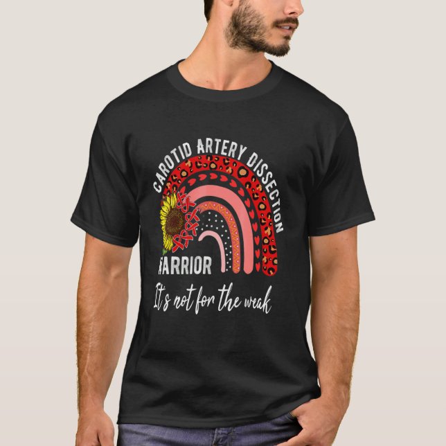 Medvetenhet om Carotid Artery Dissection T Shirt (Framsida)