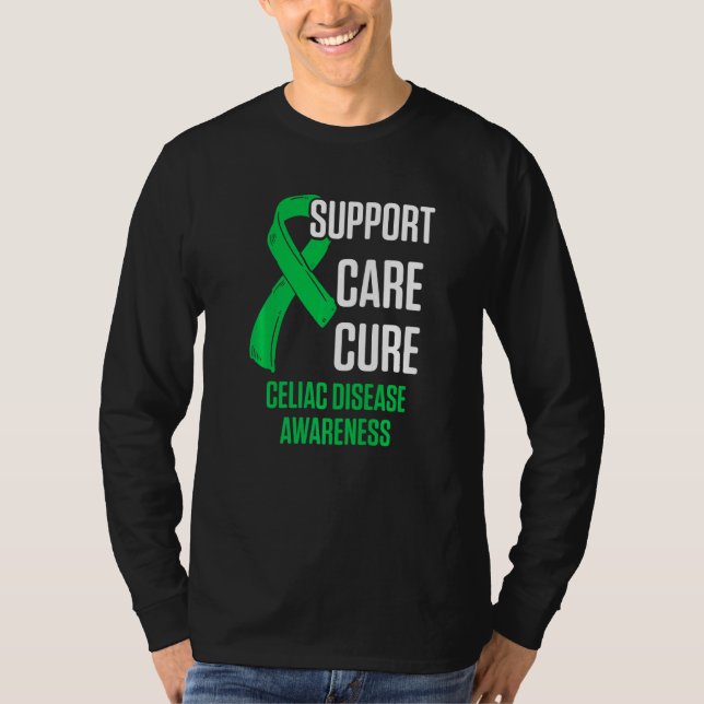 Medvetenhet om Celiac Disease Survivor Warrior 11 T Shirt (Framsida)
