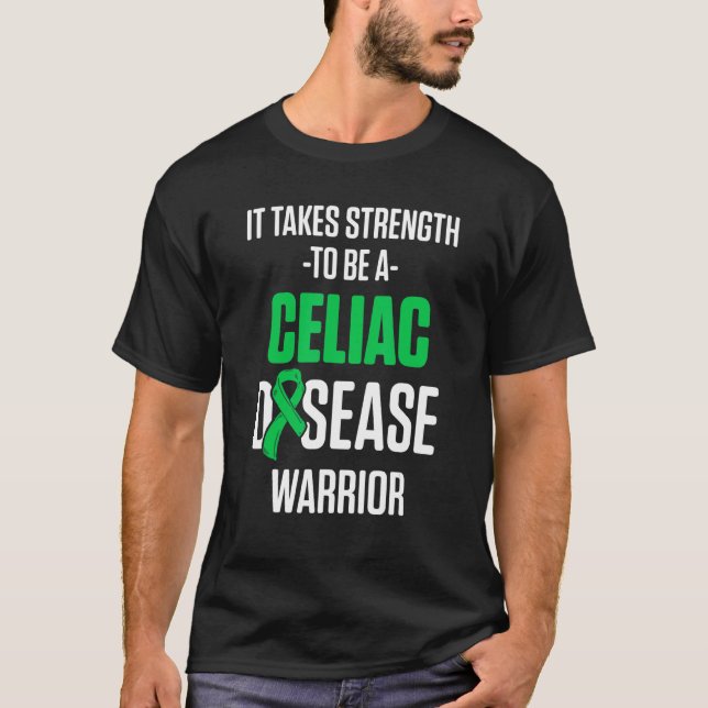 Medvetenhet om Celiac Disease Survivor Warrior 23 T Shirt (Framsida)