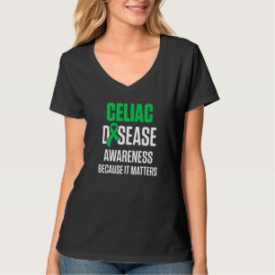 Medvetenhet om Celiac Disease Survivor Warrior 5 T Shirt