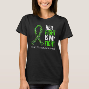 Medvetenhet om Celiacs sjukdom Hennes kamp är min T Shirt