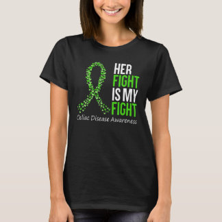 Medvetenhet om Celiacs sjukdom Hennes kamp är min T Shirt