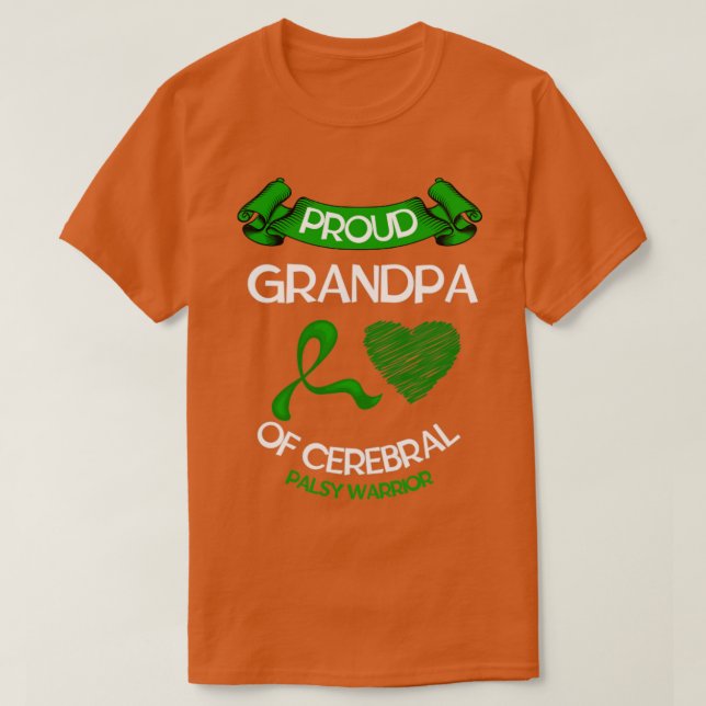 Medvetenhet om cerebral pares2 t shirt (Design framsida)