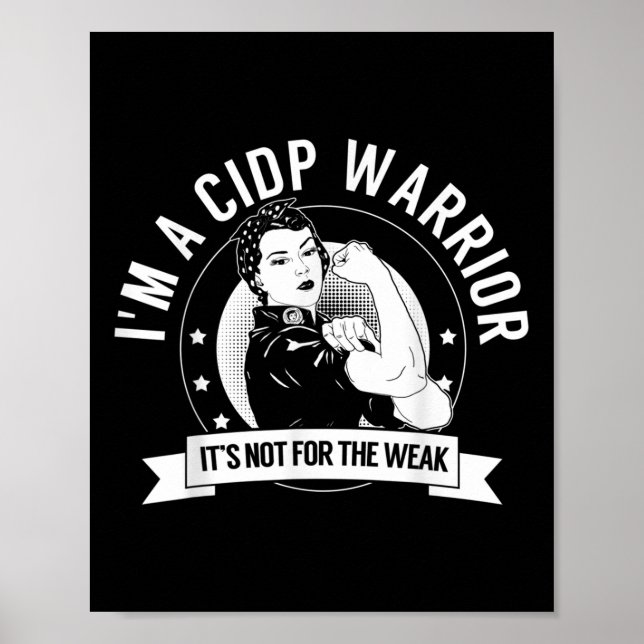 Medvetenhet om Cidp Warrior Nftw Poster (Framsidan)