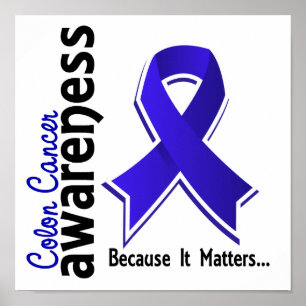 medvetenhet om Colon Cancer 5 Poster