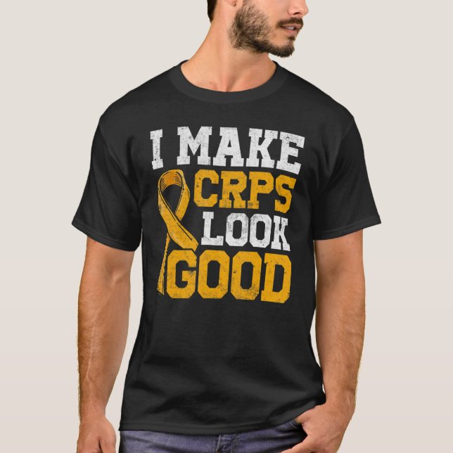 Medvetenhet om CPS Complex Regional Pain Syndrome  T Shirt (Framsida)
