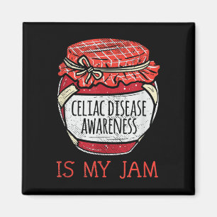 Medvetenhet om Cute Memeure Celiac Disease Support Magnet