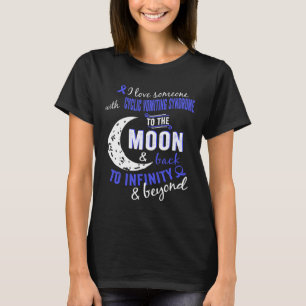 Medvetenhet om cykliskt kräkningssyndrom hos kvinn t shirt