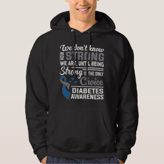 Medvetenhet om diabetes är bara ett val hoodie