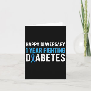 Medvetenhet om diabetes för en typ 1-diabetes kort