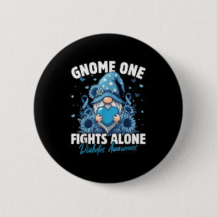 Medvetenhet om diabetes i Ensamen Gnome One-bekämp Knapp
