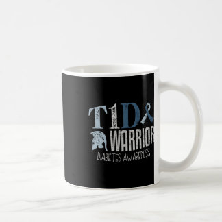 Medvetenhet om diabetes Månad T1d Diabetes Warrior Kaffemugg