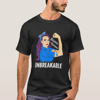 Medvetenhet om diabetes (sockersjuka) typ 1 2 t shirt