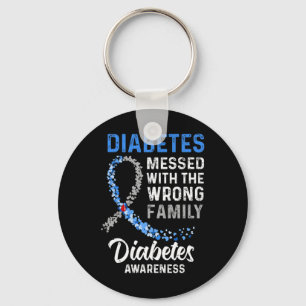 Medvetenhet om diabetes som förmedlas med fel fami nyckelring