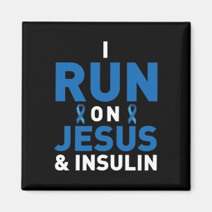 Medvetenhet om diabetes typ 1 2 - diabetes T1D T2D Magnet