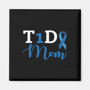 Medvetenhet om diabetes typ 1 - diabetes T1D Mamma Magnet